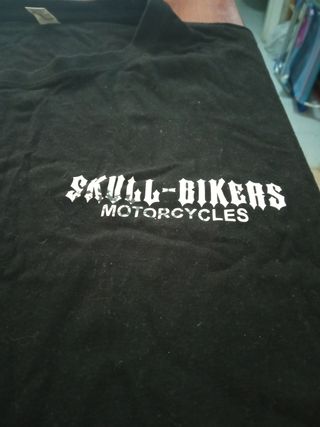 Camiseta Motera Skull-Bikers
