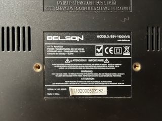 TV LED 19" Como nuevo · BELSON BSV-19200 (V5)