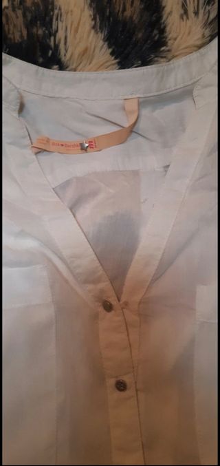 Camisa Bershka Blanca Talla S