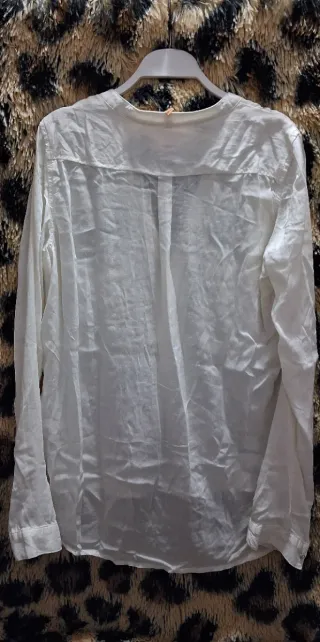 Camisa Bershka Blanca Talla S