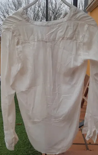 Camisa Bershka Blanca Talla S