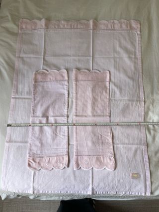 Dos conjuntos sábanas y manta minicuna