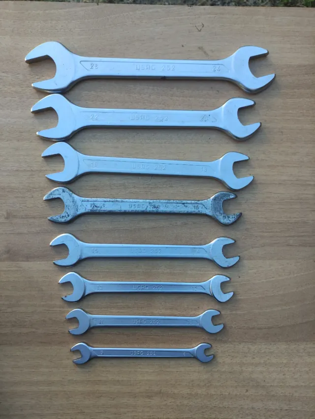 Serie chiavi USAG 252  8 PZ.