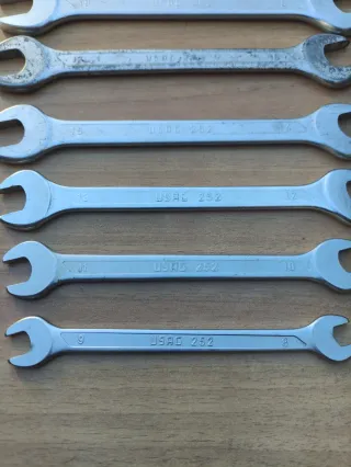 Serie chiavi USAG 252  8 PZ.