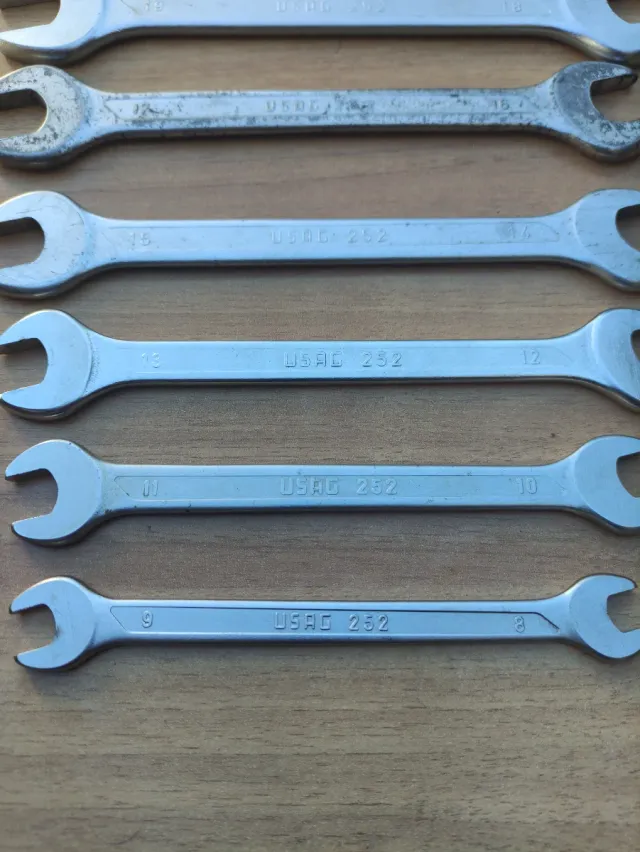 Serie chiavi USAG 252  8 PZ.