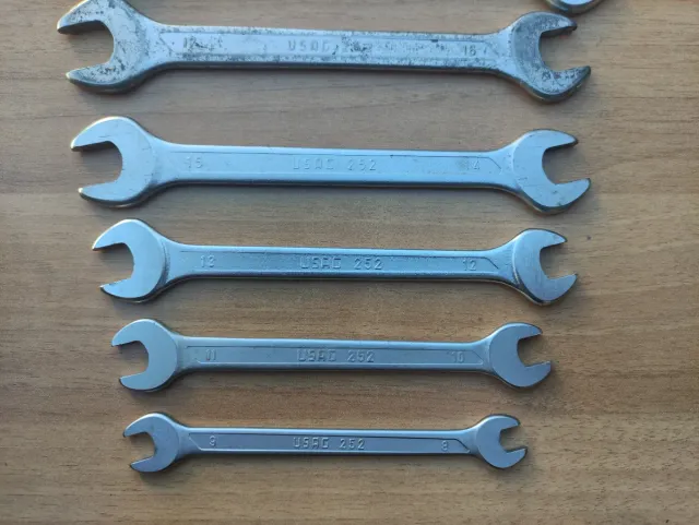 Serie chiavi USAG 252  8 PZ.