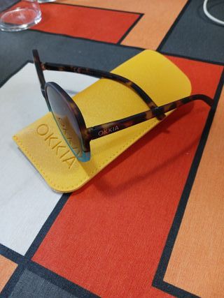 Funda gafas Okkia amarilla