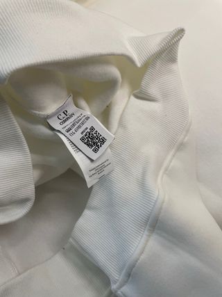 Sudadera CP Company Blanca Talla M