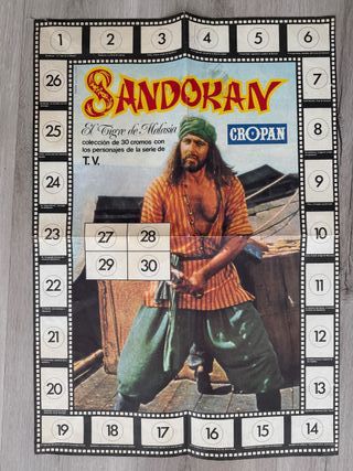 Álbum Vacío Cropan Sandokan El Tigre de Malasia
