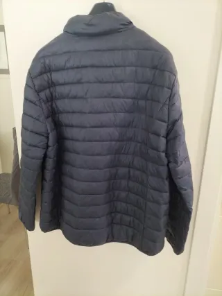 Chaqueta de plumas azul marino caballero