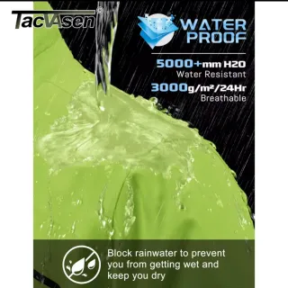 Chaqueta Tacvasen cortavientos impermeable S