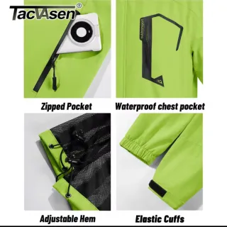 Chaqueta Tacvasen cortavientos impermeable S