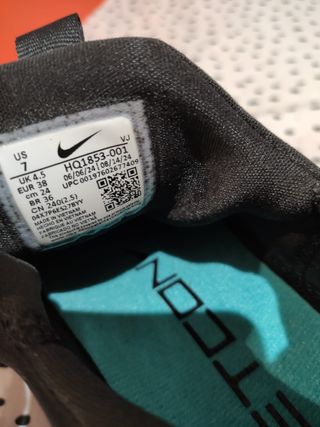 T38 Zapatillas Nike Negras y Azules