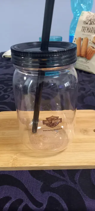 Bicchiere Harley Davidson in plastica