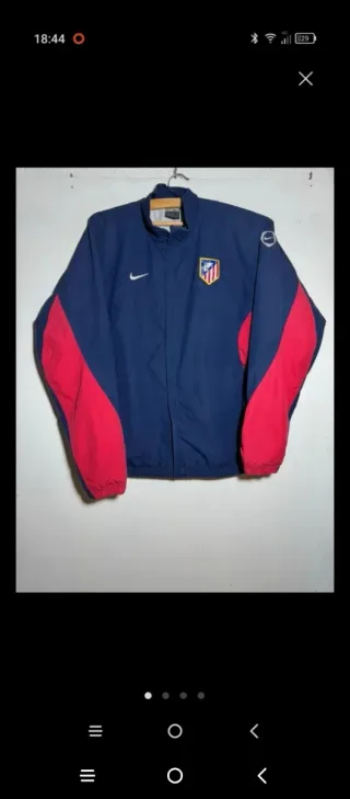 Giacca Nike Atlético de Madrid blu/rossa