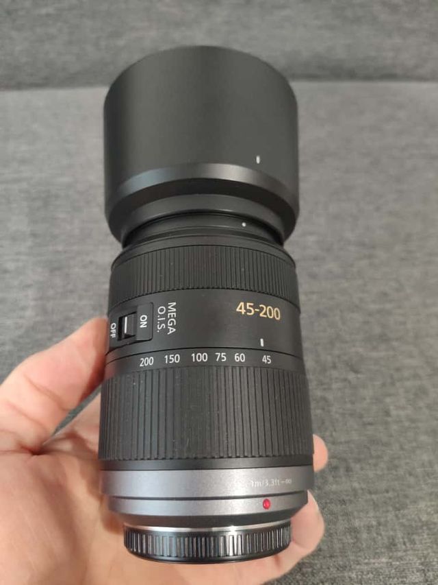Objetivo Lumix 45-200mm MEGA O.I.S.