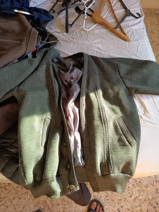 Chaqueta de punto verde Talla XL
