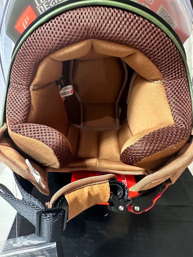 Casco Jet MT Helmets Street XS Verde