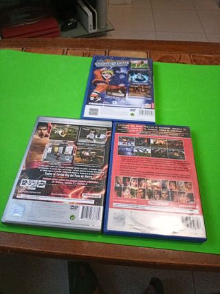 Tekken 5, Naruto, Tekken Tag per PS2. Giochi di lotta