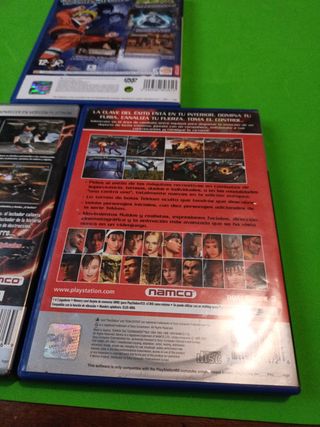 Tekken 5, Naruto, Tekken Tag per PS2. Giochi di lotta