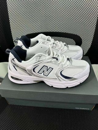 Néw Báláncé 530 Whité Silvér Návy tállá 42.5