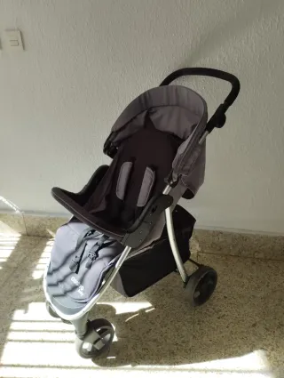 Carrito bebé gris
