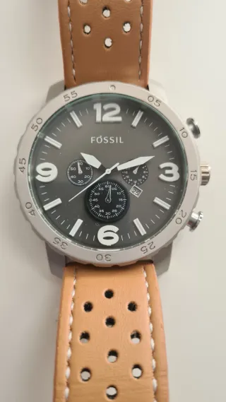 Reloj Fossil Cronógrafo Marrón y Gris