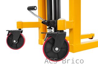 Transpaleta Apilador Elevador de Palets Manual Poliuretano 1000 Kg - 1600 mm - 65343 - Mader