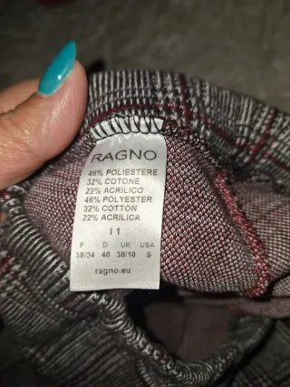 Pantaloni donna Ragno a quadri