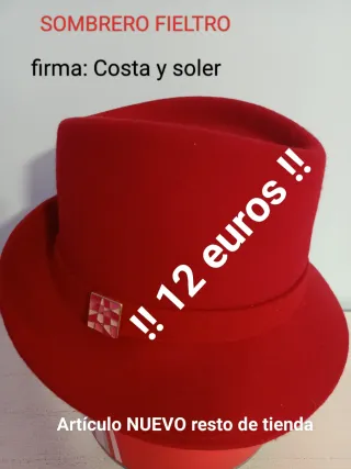 Sombrero fieltro Costa y Soler