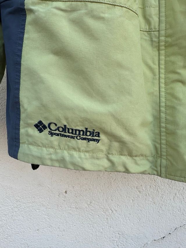 Chaqueta Columbia Titanium Verde y Gris