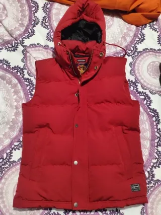 Chaleco Superdry Talla S Rojo