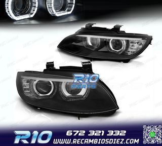 FAROS BMW E92 E93 06-10 XENON AFS OJOS ANGEL LED DLR FONDO N