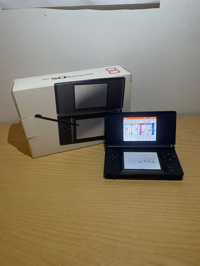 Nintendo Ds Lite Nero Completa di Scatola