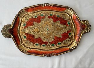 Piccolo vassoio artigianato fiorentino