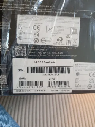 DJI RS 2 Pro Combo Nuevo a estrenar ticket regalo