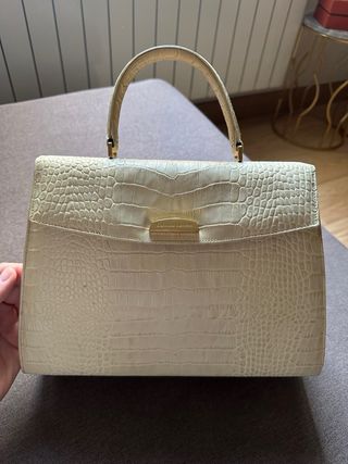 Bolso Carolina Herrera New York Piel Cocodrilo