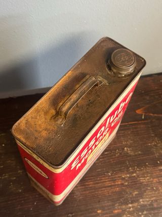 Lattina Essolube Esso HD 40 metallo litografato