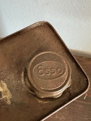 Lattina Essolube Esso HD 40 metallo litografato