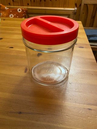 Barattolo Vetro 3500ml Rosso