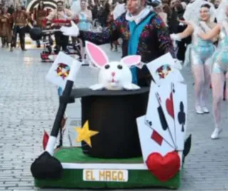 Plataforma de magia de madera