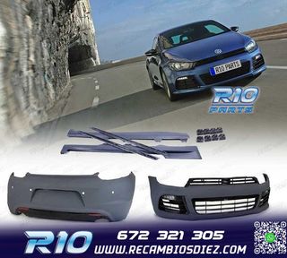 KIT CARROCERIA VOLKSWAGEN VW SCIROCCO 08-14 LOOK R