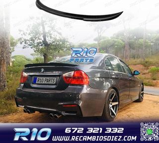 ALERON SPOILER BMW E90 05-11 LOOK M4 PSM NEGRO BRILLO
