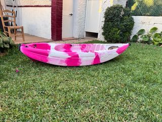 Kayak per bambini rosa e bianco