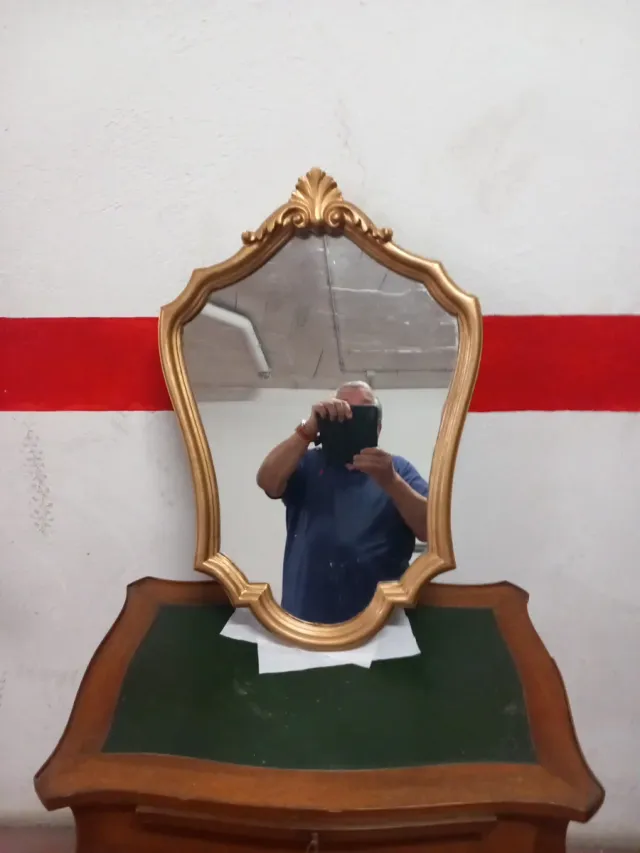 Espejo Grande Dorado