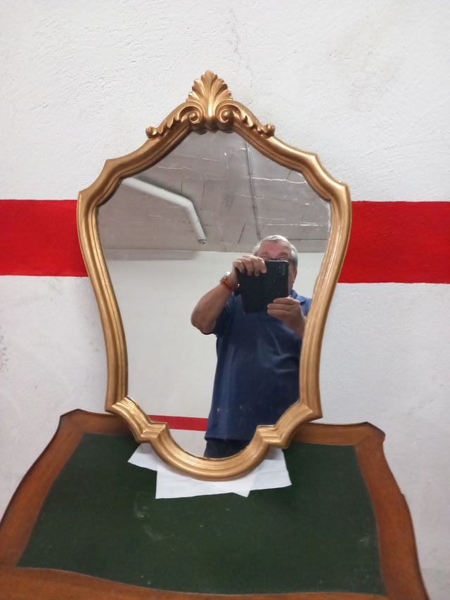 Espejo Grande Dorado
