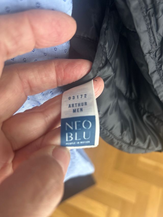 Chaleco acolchado negro