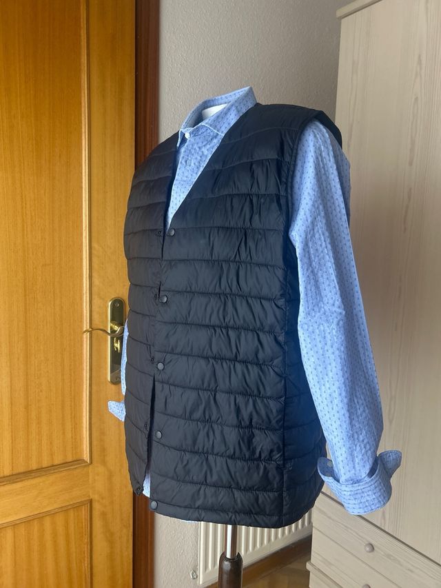 Chaleco acolchado negro