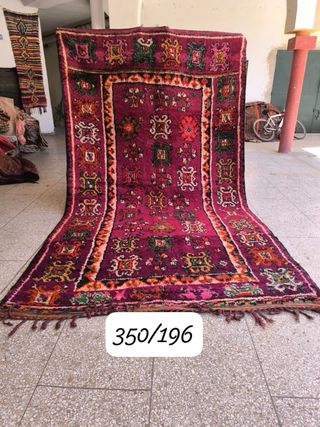 Tappeto in lana di pecora berbera beige grigio