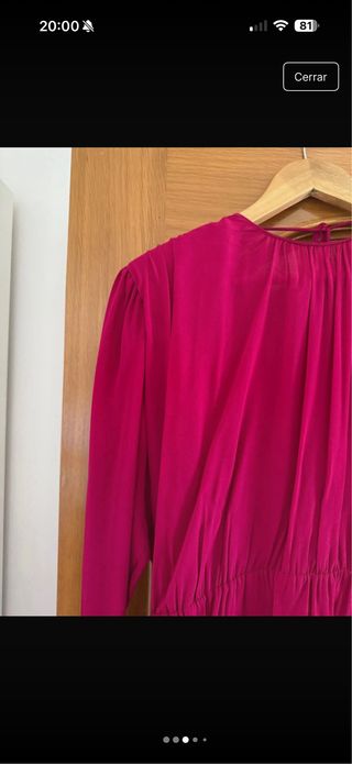 Blusa Zara Rosa Espalda Descubierta